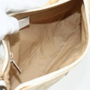 GUCCI GG Canvas Bamboo Hand Bag Silver Beige 001 3870 Auth mr2402-11