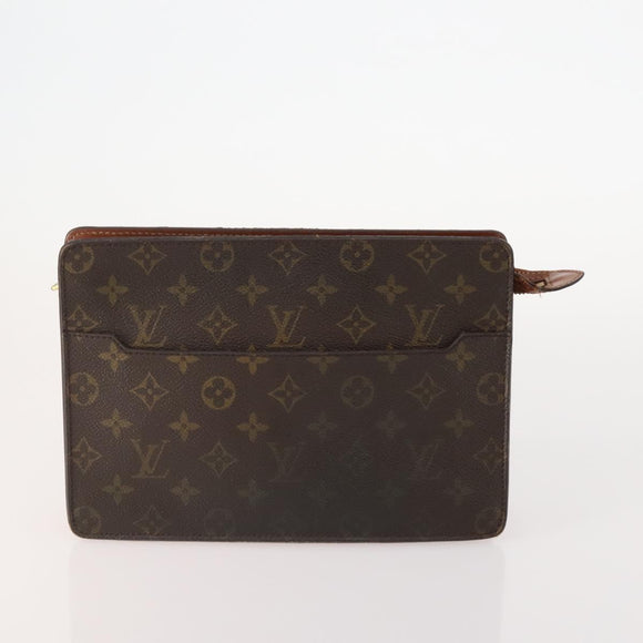 LOUIS VUITTON Monogram Clutch Bag 2 Set LV Auth mr2404