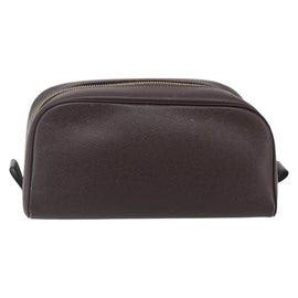 LOUIS VUITTON Taiga Trousse Toilette PM Clutch Bag Acajou M30226 LV Auth mr2409 - 0
