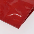 LOUIS VUITTON Monogram Vernis Stanton Tote Bag Red M91078 LV Auth mr2414A-16