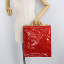 LOUIS VUITTON Monogram Vernis Stanton Tote Bag Red M91078 LV Auth mr2414A-20