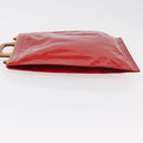 LOUIS VUITTON Monogram Vernis Stanton Tote Bag Red M91078 LV Auth mr2414A-4
