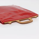 LOUIS VUITTON Monogram Vernis Stanton Tote Bag Red M91078 LV Auth mr2414A-6