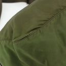 PRADA Shoulder Bag Nylon Khaki Silver Auth mr2417-13