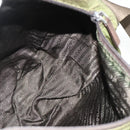 PRADA Shoulder Bag Nylon Khaki Silver Auth mr2417-23