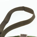 PRADA Shoulder Bag Nylon Khaki Silver Auth mr2417-8