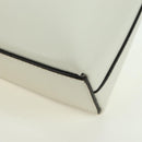 Jimmy Choo Cheri Crystal Hobo Shoulder Bag Leather White Silver Auth mr2419A-15