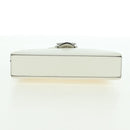 Jimmy Choo Cheri Crystal Hobo Shoulder Bag Leather White Silver Auth mr2419A-5