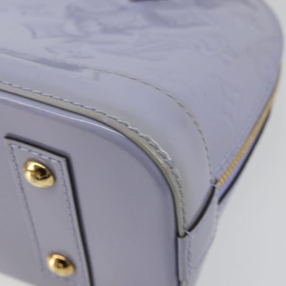 LOUIS VUITTON Monogram Vernis Alma BB Tasche 2-Wege Violett Lila M90103 Auth mr2420A