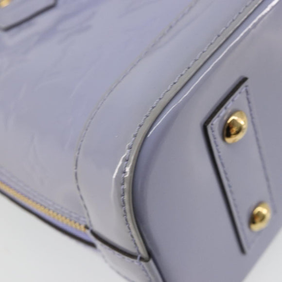 LOUIS VUITTON Monogram Vernis Alma BB Tasche 2-Wege Violett Lila M90103 Auth mr2420A