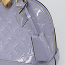 LOUIS VUITTON Monogram Vernis Alma BB Tasche 2-Wege Violett Lila M90103 Auth mr2420A-21