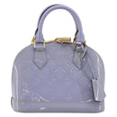 LOUIS VUITTON Monogram Vernis Alma BB Tasche 2-Wege Violett Lila M90103 Auth mr2420A-13