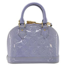 LOUIS VUITTON Monogram Vernis Alma BB Tasche 2-Wege Violett Lila M90103 Auth mr2420A-2