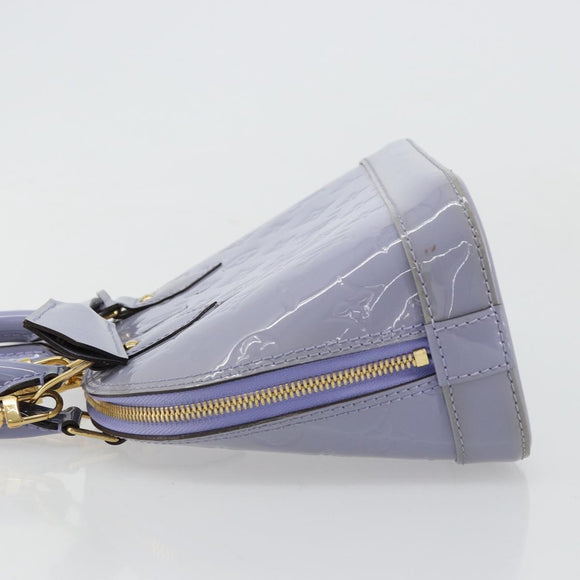 LOUIS VUITTON Monogram Vernis Alma BB Tasche 2-Wege Violett Lila M90103 Auth mr2420A