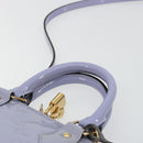LOUIS VUITTON Monogram Vernis Alma BB Tasche 2-Wege Violett Lila M90103 Auth mr2420A-14