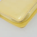 LOUIS VUITTON Monogram Vernis Lexington Pouch Beige M91010 LV Auth mr2421-15