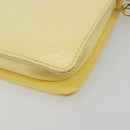 LOUIS VUITTON Monogram Vernis Lexington Pouch Beige M91010 LV Auth mr2421-16