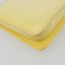 LOUIS VUITTON Monogram Vernis Lexington Pouch Beige M91010 LV Auth mr2421-9