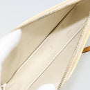 LOUIS VUITTON Monogram Vernis Lexington Pouch Beige M91010 LV Auth mr2421-11