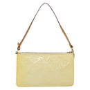 LOUIS VUITTON Monogram Vernis Lexington Pouch Beige M91010 LV Auth mr2421-2