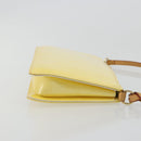 LOUIS VUITTON Monogram Vernis Lexington Pouch Beige M91010 LV Auth mr2421-3