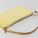 LOUIS VUITTON Monogram Vernis Lexington Pouch Beige M91010 LV Auth mr2421-6