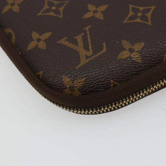 LOUIS VUITTON Monogram Computer sleeve MM Travel Case M56397 LV Auth mr2422A