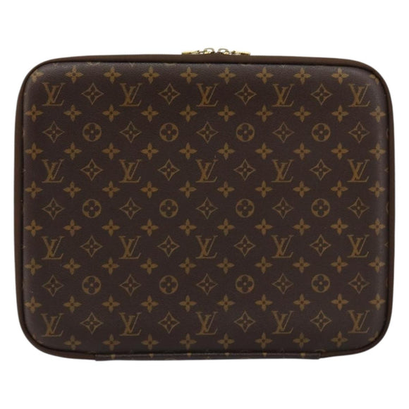 LOUIS VUITTON Monogram Computer sleeve MM Travel Case M56397 LV Auth mr2422A