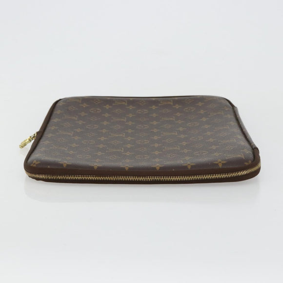 LOUIS VUITTON Monogram Computer sleeve MM Travel Case M56397 LV Auth mr2422A