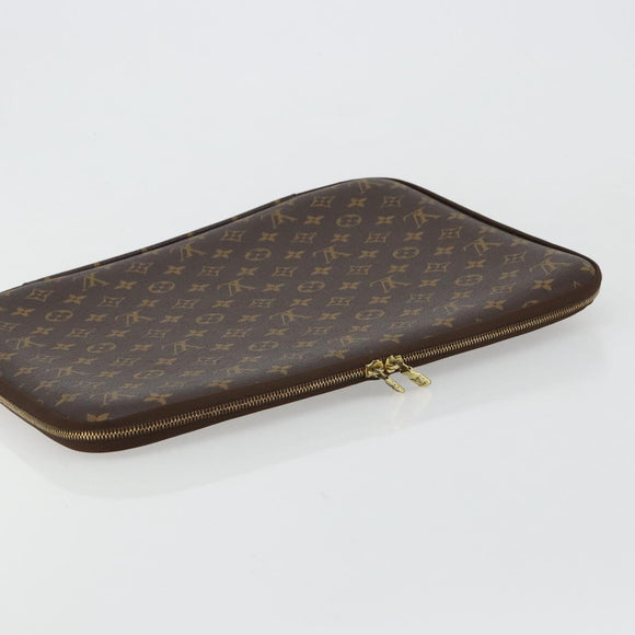 LOUIS VUITTON Monogram Computer sleeve MM Travel Case M56397 LV Auth mr2422A
