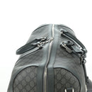 GUCCI GG Supreme Ophidia Boston Bag PVC Gray Silver 724612 Auth mr2423M-6