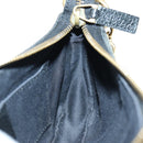 GUCCI GG Canvas Chain Accessory Pouch Black Gold 120940 Auth mr2424V-18
