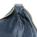 GUCCI GG Canvas Chain Accessory Pouch Black Gold 120940 Auth mr2424V-19