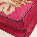 GUCCI Chain Dionysus Small Shoulder Bag Leather Pink Silver 400249 Auth mr2426V-15