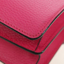 GUCCI Chain Dionysus Small Shoulder Bag Leather Pink Silver 400249 Auth mr2426V-17
