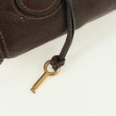 Chloe Paddington Hand Bag Leather Brown Gold Silver Auth mr2427V-14