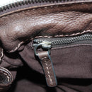 Chloe Paddington Hand Bag Leather Brown Gold Silver Auth mr2427V-21
