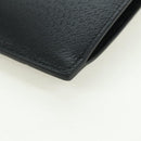 GUCCI Horsebit Clutch Bag Leather Black Gold 700524 Auth mr2429V-16
