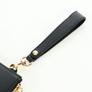 GUCCI Horsebit Clutch Bag Leather Black Gold 700524 Auth mr2429V-8