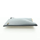 GUCCI Horsebit Clutch Bag Leather Black Gold 700524 Auth mr2429V-4