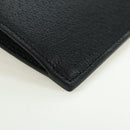 GUCCI Horsebit Clutch Bag Leather Black Gold 700524 Auth mr2429V-7