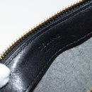 CELINE Trio Shoulder Bag Leather Black Gold Auth mr2435-16