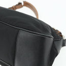 PRADA Umhängetasche Nylon Leder Schwarz Silber Auth mr2443A-15