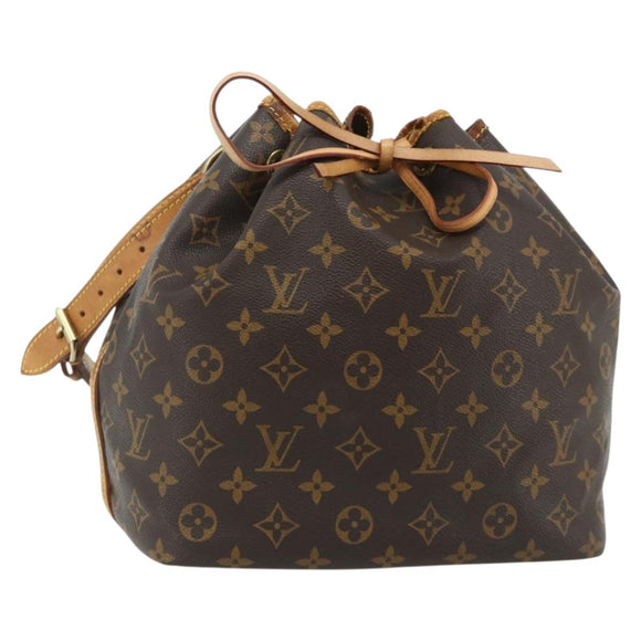 LOUIS VUITTON Monogram Petit Noe Shoulder Bag M42226 LV Auth mr2448
