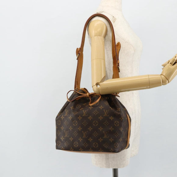 LOUIS VUITTON Monogram Petit Noe Shoulder Bag M42226 LV Auth mr2448