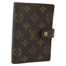 LOUIS VUITTON Monogram Agenda PM Day Planner Cover R20005 LV Auth mr2449-1