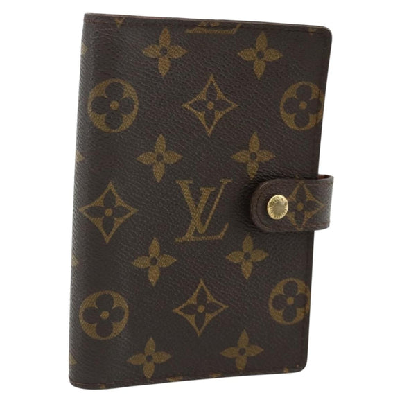 LOUIS VUITTON Monogram Agenda PM Day Planner Cover R20005 LV Auth mr2449
