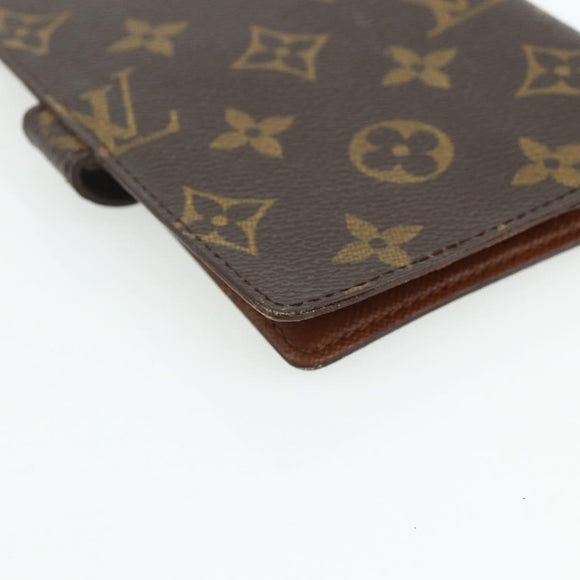 LOUIS VUITTON Monogram Agenda PM Day Planner Cover R20005 LV Auth mr2449