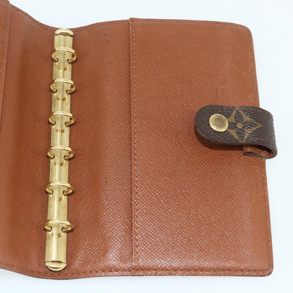 LOUIS VUITTON Monogram Agenda PM Day Planner Cover R20005 LV Auth mr2449