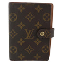 LOUIS VUITTON Monogram Agenda PM Day Planner Cover R20005 LV Auth mr2449-13